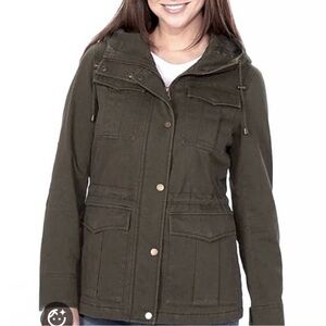 Lucky Brand Women's Utility Jacket in Olive